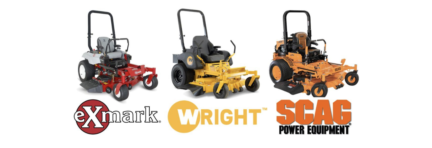 exmark wright scag zero turn mowers your local dealer